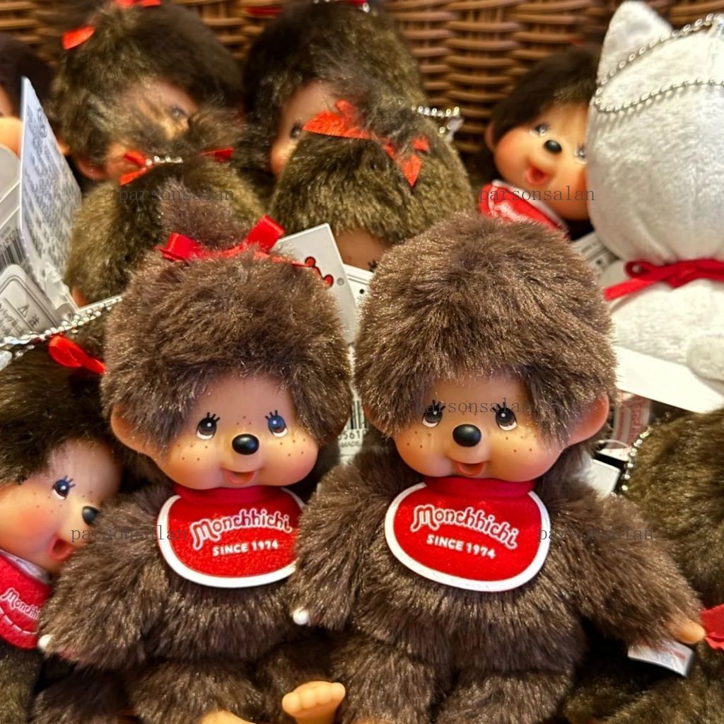 Chic🔥Monchhichi 蒙奇奇 可愛娃娃 絨毛玩偶 收藏 掛件 新款蒙猴蒙奇奇15cm毛絨公仔幼稚園蒙奇奇玩偶爪