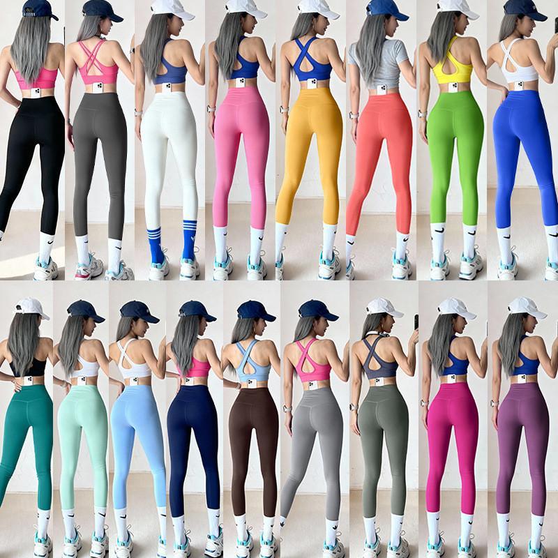 🐻lululemon 瑜珈褲 瑜珈褲 瑜伽褲裸感lulu原廠衕款緊身運動健身高腰提臀口袋子女款春 瑜伽褲 女