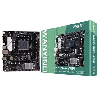 限時特惠#主機板全新a520主機板盒裝辦公3400G/5600x/5700xCPU套裝電腦主機板