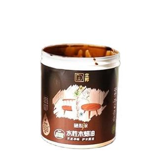「🌟新品下殺」【立邦】水性木蠟油透明色清漆戶外木器漆耐水桐油木用木漆實...^