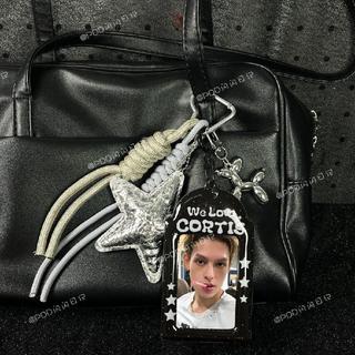 【台灣出貨】cortis 卡冊 卡包 原創cortis黑色星星卡套包掛3寸小卡套飯卡追星愛豆收納展示掛件