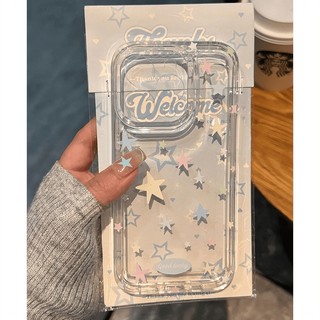 【台灣出貨】iPhone手機殼 滿屏星星圖案 適用i7 i8 i11 i12 i13 i14 i15 i16plus