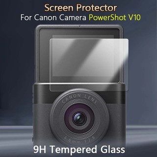 【1-3片】熒幕保護貼適用於Canon PowerShot V1 V10小型數位相機 2.5D弧邊高畫質防爆9H鋼化玻璃膜