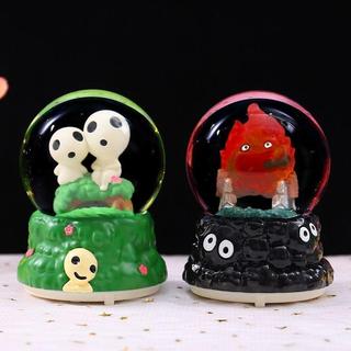 🌟台灣發貨💥新品推薦🌟卡通宮崎駿小精靈水晶球盲盒潮玩手辦音樂盒學生禮品兒童生日禮物