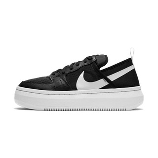 Nike Court Vision Alta 休閒鞋 厚底 黑 白 女款 CW6536-001 [EW]