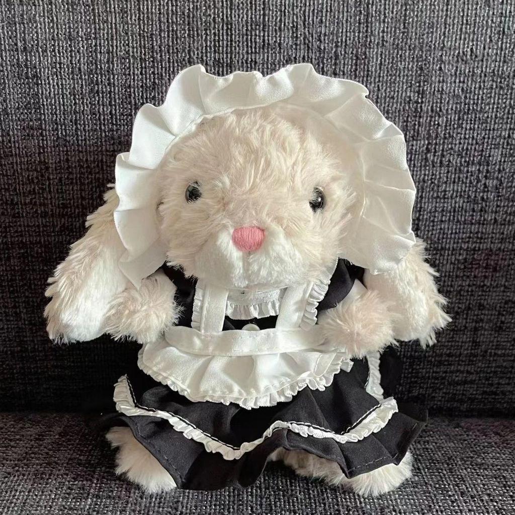 新品熱銷 僅娃衣/15釐米Yummy美味兔校服小紅書同款娃衣毛絨小兔子衣服可愛 娃衣 小兔子套裝 小裙子套裝 可愛 壹灣