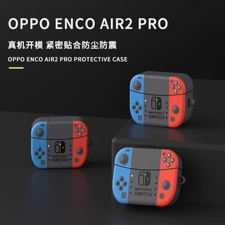 OPPO Enco Air2 pro藍牙耳機殼 oppo Enco R pro卡通矽膠保護套 oppo Free3防摔殼