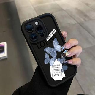 ✨限時特惠✨蝴蝶標籤適用於蘋果保護套 iPhone全包軟殼 硬殼防摔 蘋果i17 16 15 14 13 12 11xr