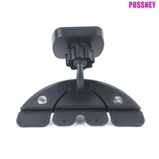 POSSNEY CD 插槽手機支架底座,17 毫米球頭出風口夾手機支架,便攜式防震通用多功能車載手機支架車載支架