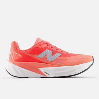 New Balance 慢跑鞋 女 Fuelcell Rebel V5 2e 寬楦 橘 WFCXL5A