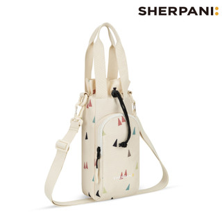 Sherpani RFID 防潑水多功能水壺攜行袋 26I Izzie 2L｜印花米色 (RFID遮蔽 撥水 城市綠洲)
