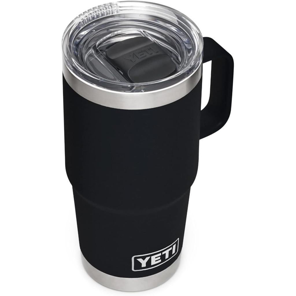 YETI Rambler 20盎司旅行杯，不鏽鋼材質，真空隔熱，配有耐用蓋子