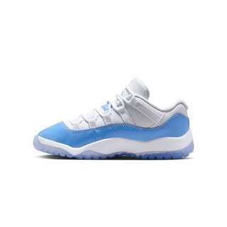 Air Jordan 11 "University Blue" PS 低筒鞋 北卡藍 冰底 中童 FV5116-100