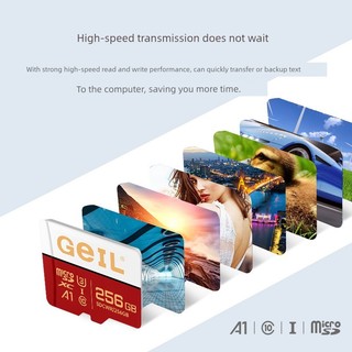 256g 記憶卡 記憶卡 128g GeIL金邦TF內存卡SD儲存U3 C10 A1 V30高速4K行車記錄儀監控攝像
