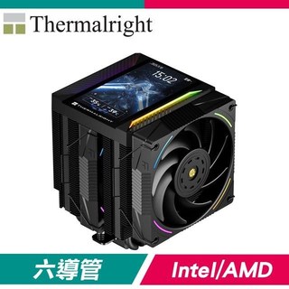 利民 Peerless Assassin 120 Vision MAX ARGB Black 6導管 雙塔雙扇 散熱器