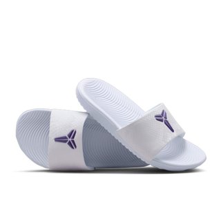 Nike Kobe Kawa Slide 拖鞋 全白 GS 印花 彈性 抓地力 大童鞋 IF2871-101【SPLY】