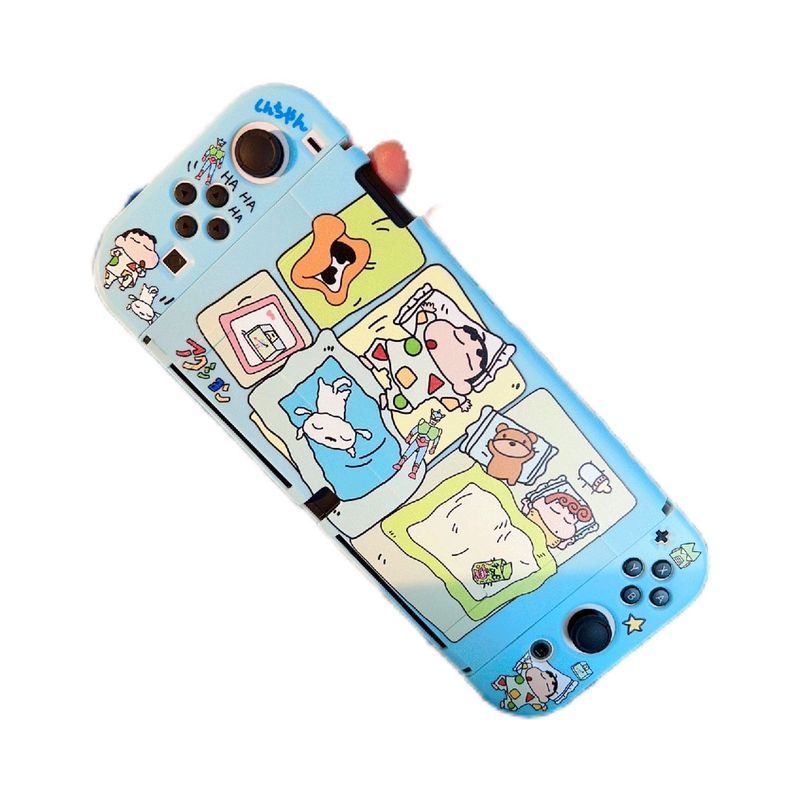 🎐 漫玩嚴選 ✨ 蠟筆小新情侶Switch2適用於任天堂switch oled保護套全包軟殼
