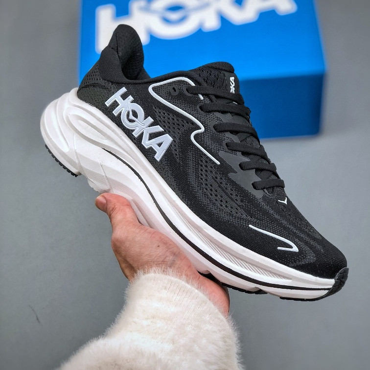 Hoka Clifton 10碼36-47男女專業氣墊跑鞋大碼厚底運動鞋
