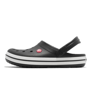 Crocs 洞洞鞋 涼拖鞋 Crocband 男鞋 女鞋 黑白 線條 洞洞鞋 布希鞋 基本款 [ACS]