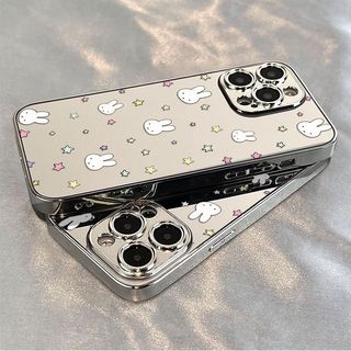 【台灣出貨】手機殼 白兔星星圖案 適用i11 i12 i13 i14 i15 i16 i17plus pro air