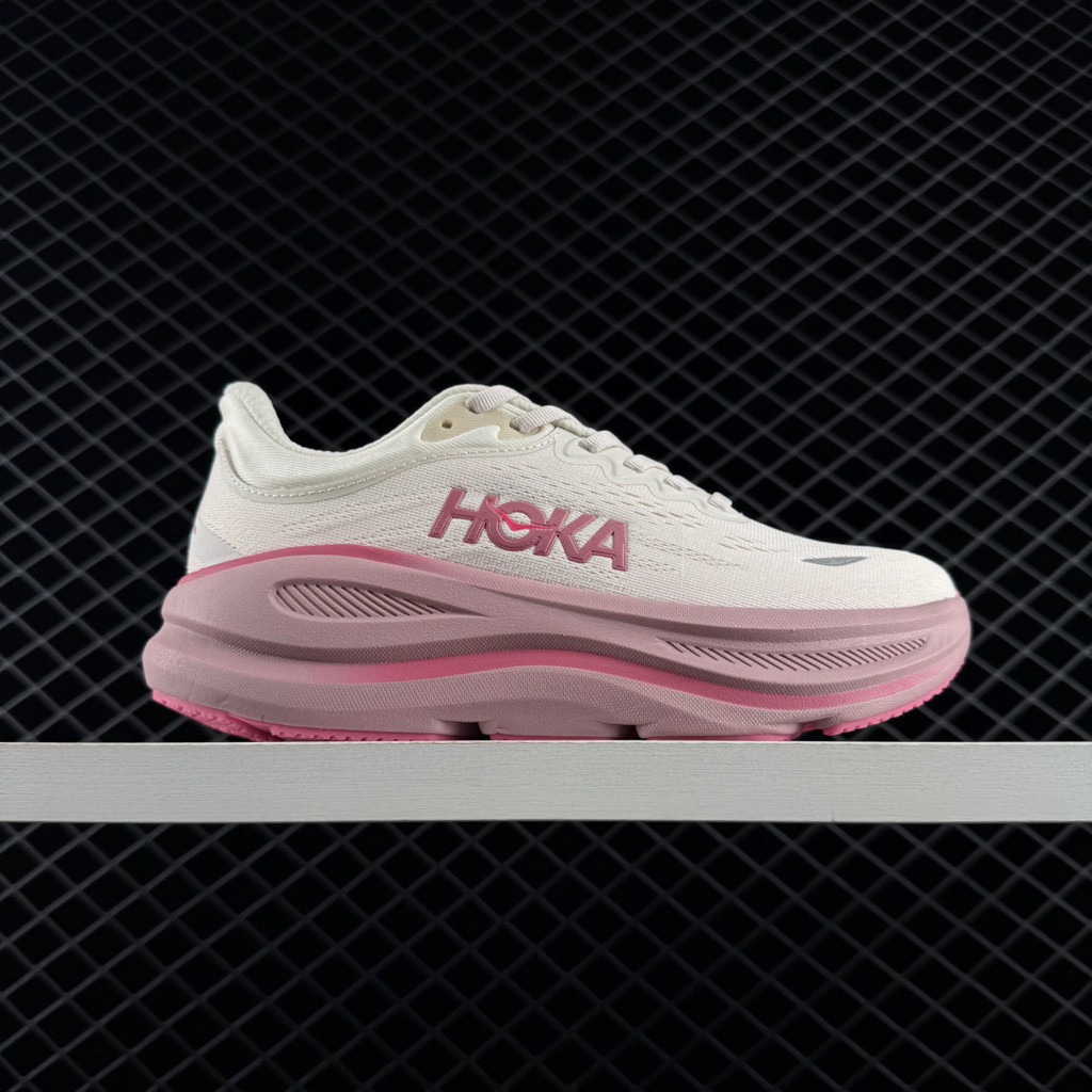 Hoka Bondi 9 跑步鞋男式女式輕便緩震馬拉松透氣公路訓練運動鞋 FT4C