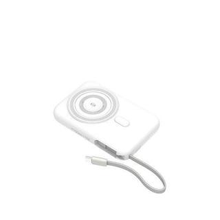 SEEK 3合1半固態磁吸無線充 固態行動電源 白 9900mAh