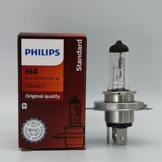 飛利浦 H4 24V 75/70W 13342C1 P43t 大卡貨車三腳遠近光一體燈泡【動力世界】