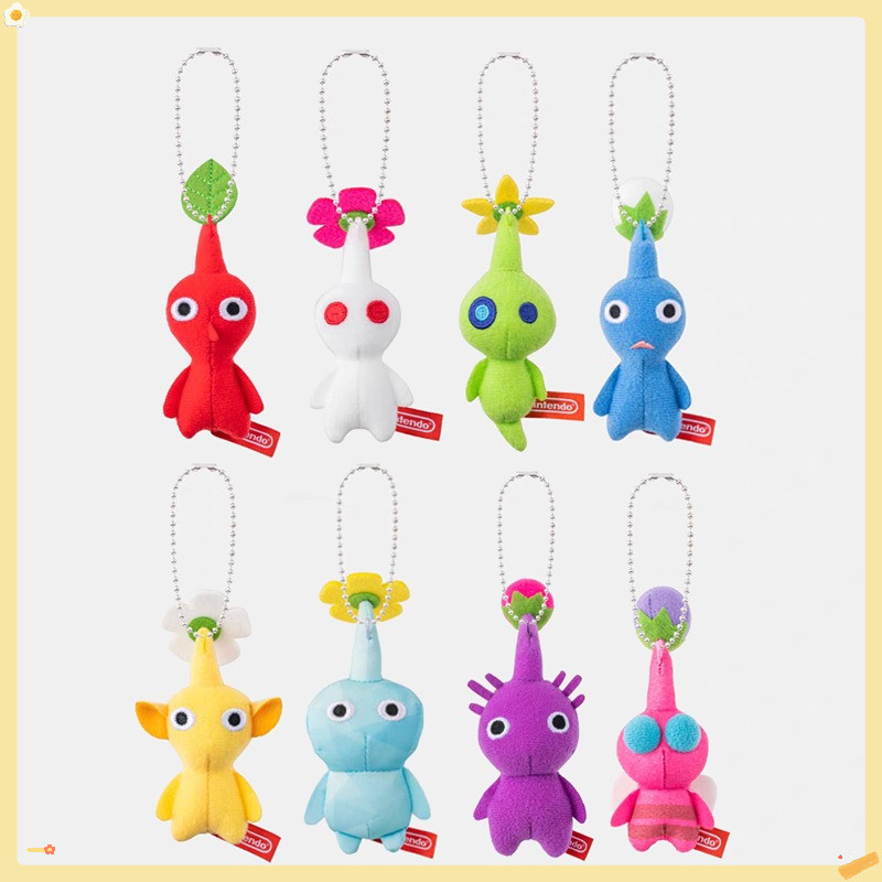  台灣發貨✨免運 皮克敏 吊飾 皮克敏娃娃Pikmin Plush 冰皮克敏 奧奇系列 毛絨掛機 玩偶 公仔 任天堂周邊