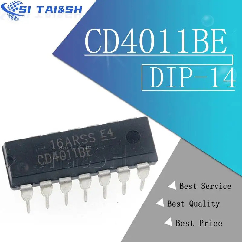 10PCS CD4001 CD4011 CD4013 CD4017 CD4040 CD4046 CD4047 CD404