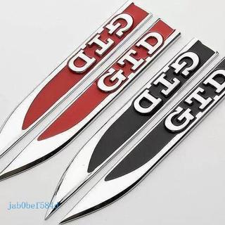 2026新款 適用福斯高爾夫6/GOLF7/POLO/GTD刀鋒葉子板金屬側標劃痕貼裝飾