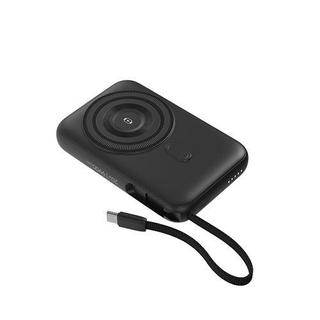 SEEK 3合1半固態磁吸無線充 固態行動電源 黑 9900mAh