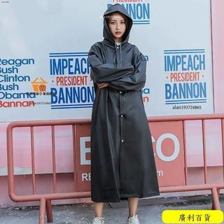 🔥🎑精品百貨🎑雨衣女男全身一體式時尚外套加厚便攜防水戶外旅遊連體通用雨披✨