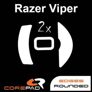 Corepad 雷蛇Razer 毒蝰 Viper / Viper 8KHz 專用鼠貼 PRO 滑鼠鼠腳