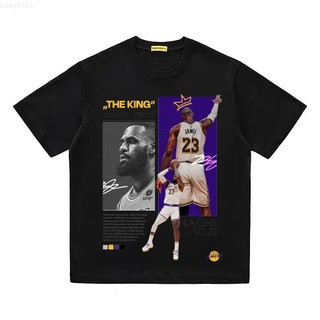 詹姆斯 LeBron James潮牌印花短T 日系 寬鬆 短袖T恤 情侶t 大尺碼