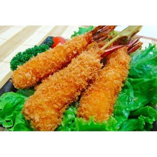 【禧福水產】裹粉日式炸蝦天婦羅/エビの天ぷら/麵包蝦拉長蝦/10尾◇$特價179元/300g/盒◇餐廳日本料理燒烤可批發