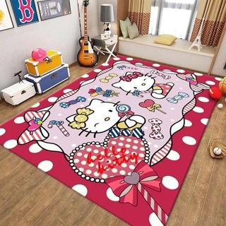 新品 👍Kitty地毯🎀Hello Kitty卡通客廳房間地毯臥室滿鋪榻榻米床邊毯吊籃墊地墊 地墊 地毯 踏墊