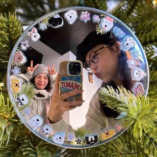 🌸免運💥臺灣有貨🌸旅行自拍小圓鏡凸面鏡旅遊手持自拍神器情侶朋友閨蜜道具足跡拍照aa