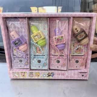 【臺灣-出貨】1107卡通錄音麥克風飾品項鍊 卡通發聲 迷你項鍊女童串珠小獎品批HDIA3