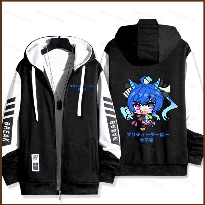 ST5 Silence Suzuka Umamusume 漂亮德比夾克拉鍊連帽衫外套中性上衣TS5