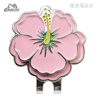 高爾夫帽夾 高爾夫帽夾帶磁鐵 高爾夫球帽夾 磁吸式 高爾夫帽夾mark櫻花花蕾馬克帶磁鐵夾子套裝高爾夫果嶺球位標用品