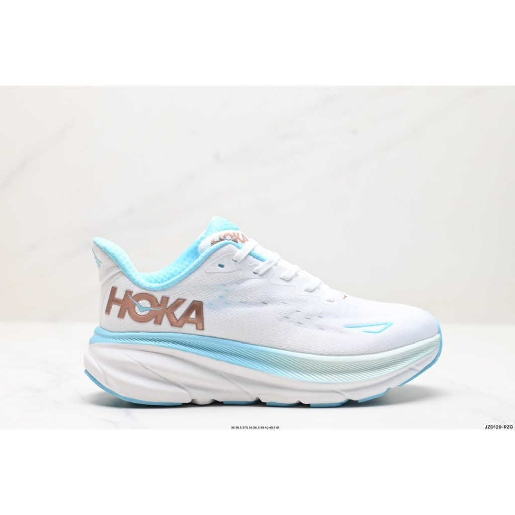 HOKA Clifton 9透氣輕便跑鞋時尚減震男女運動鞋QJQ4