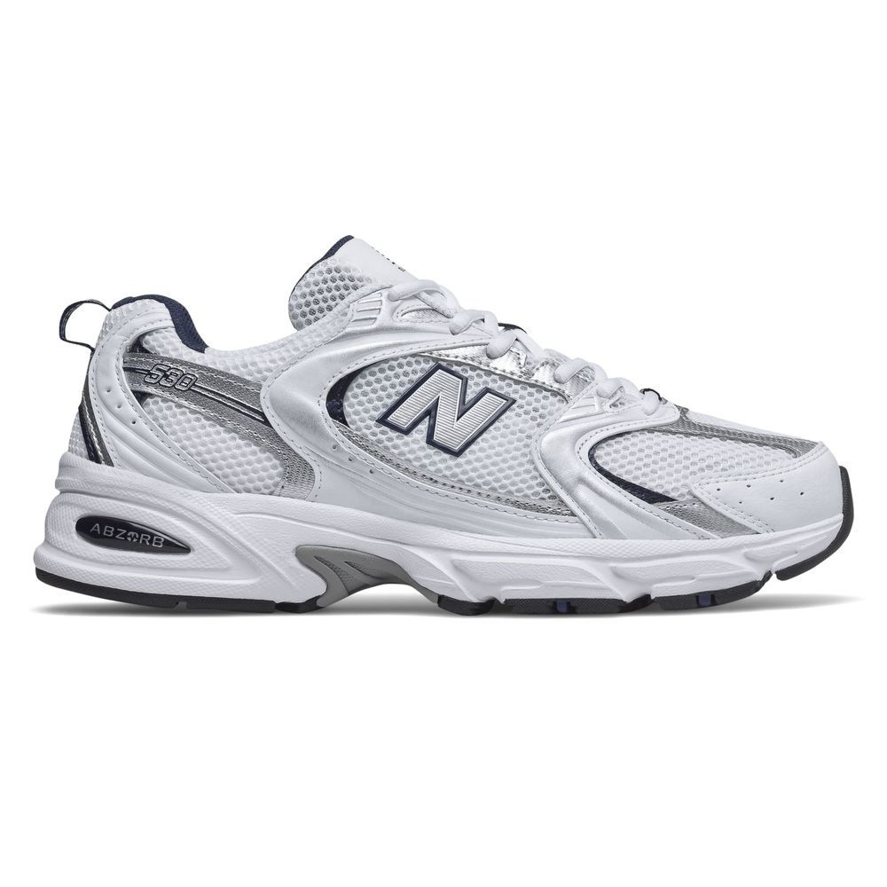 紐巴倫 New Balance 中性 530(標準)- 白色 QV8O鞋。
