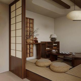 格子門推拉門極簡定製隔斷門日式和室門客廳臥室實木移門雪見門