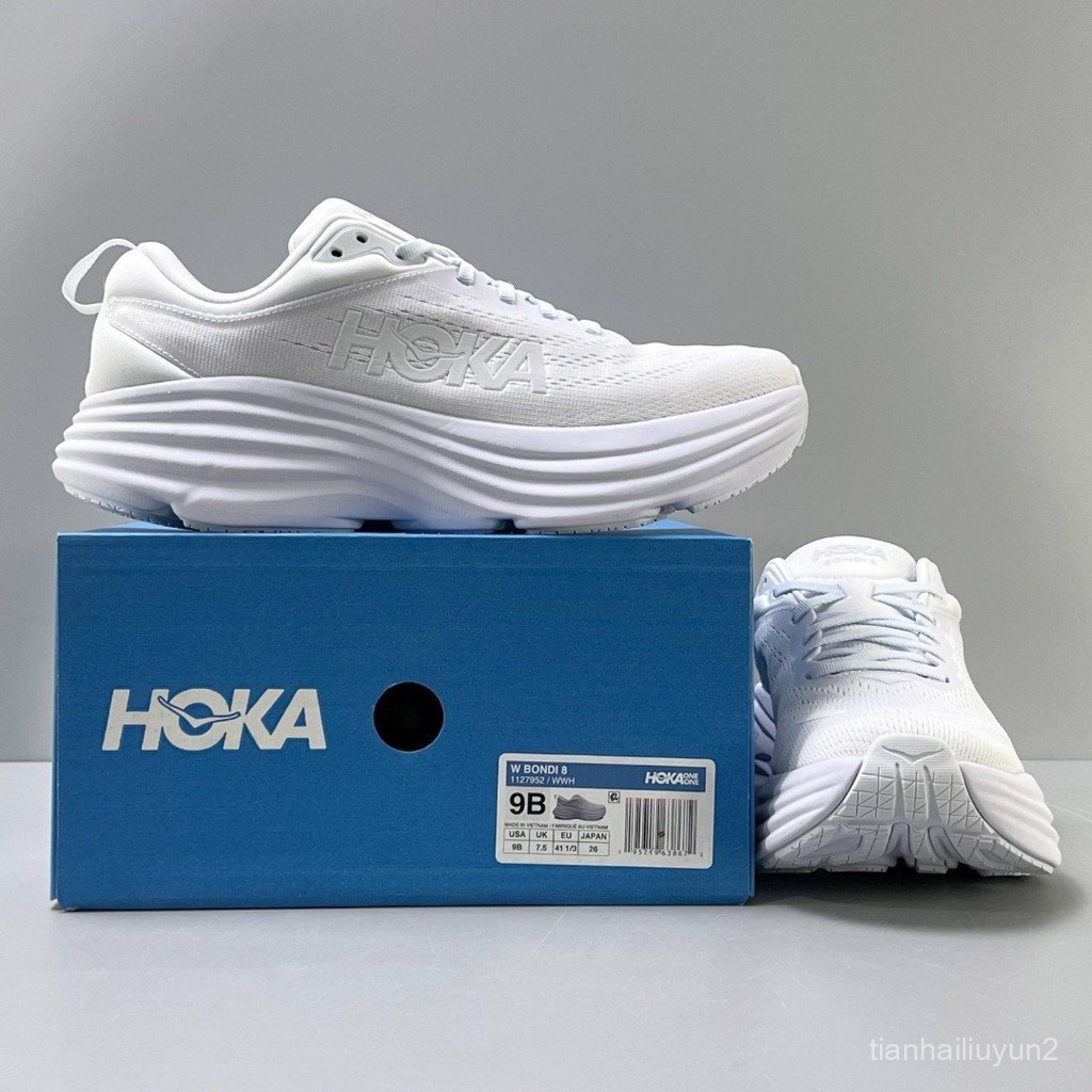 Hoka Bondi 8 寬跑鞋男女中性情侶運動鞋 FVBV