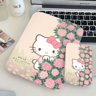 Kitty折疊鏡子 便攜鏡 Kitty與花海桌面鏡子摺疊大號學生宿舍辦公室隨身攜帶化妝鏡鏡子 補妝鏡子 隨身鏡