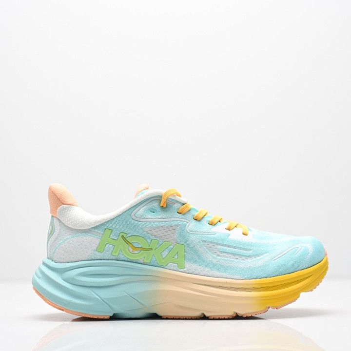 5BP8 HOKA CLIFTON 10 跑步鞋輕便透氣，適合男女穿著。 NWAQ