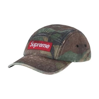 Supreme Overdyed Camp Cap 五分割帽 帽子 染色 迷彩 綠色 SS26H92-WO [台灣現貨]