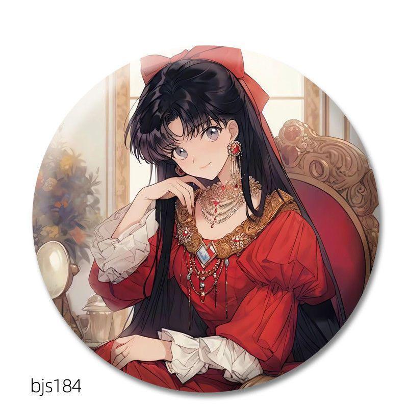 🔥美少女戰士🔥美少女戰士吧唧磚月野兔馬口鐵大金屬徽章胸針牌書包掛件穀子58MM