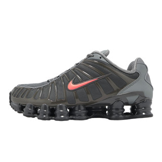 Nike 休閒鞋 Shox TL SE 男鞋 深灰 紅 彈簧鞋 厚底 復古 緩震 IQ6599-003 [ACS]