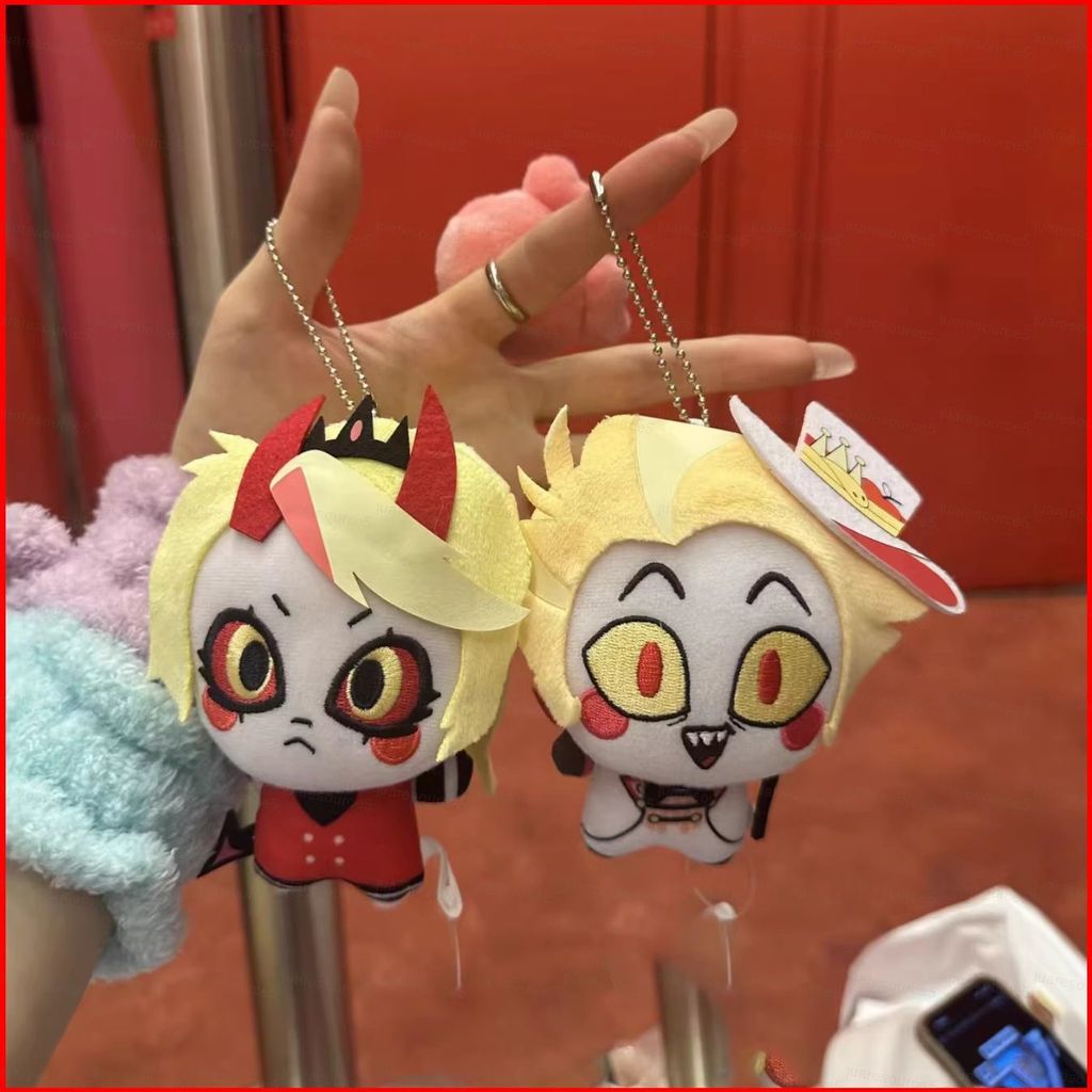 SQ5 Hazbin Hotel Vaggie Alastor Niffty Vox Plushie 可愛動漫商品毛絨鑰